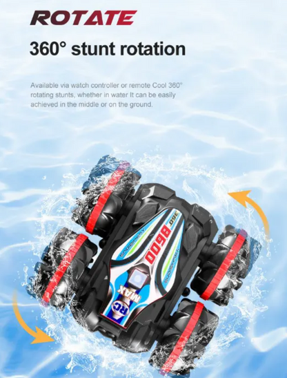 RC 4WD Off-Road Amphibious Toy Car