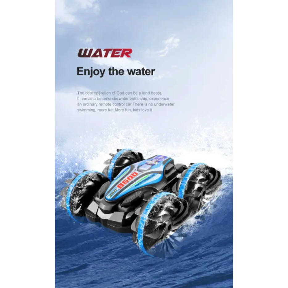 RC 4WD Off-Road Amphibious Toy Car