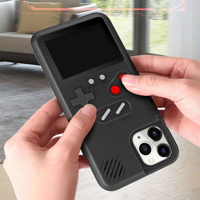 Playable Console Gameboy Iphone Case For 15 14 13 12 11 Pro Max
