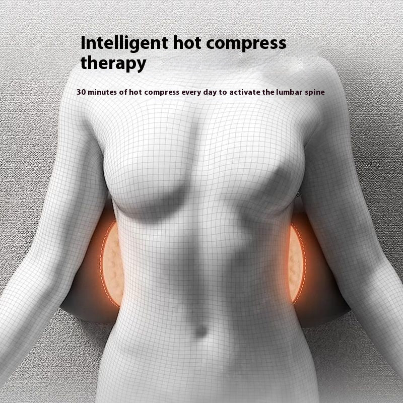 3-in-1 Electric Lumbar Support Pillow Massager