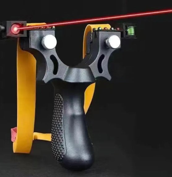 High Precision Laser-Guided Slingshot