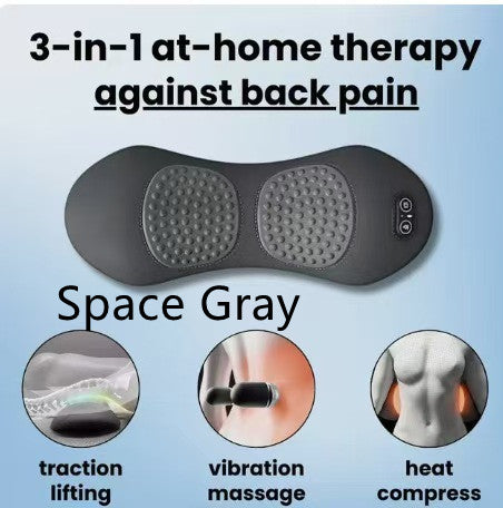 3-in-1 Electric Lumbar Support Pillow Massager