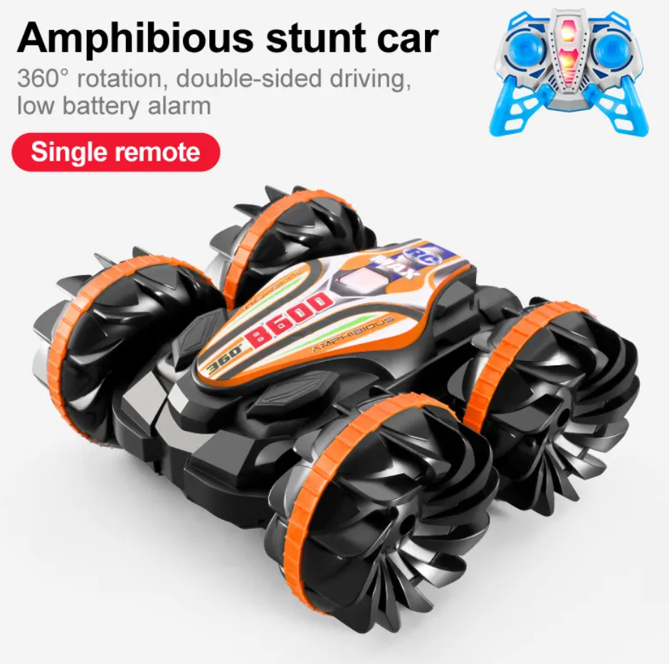 RC 4WD Off-Road Amphibious Toy Car