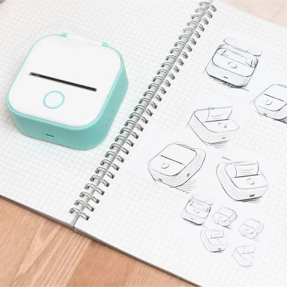 Portable Mini Thermal Printer – Bluetooth Inkless Photo & Label Printer