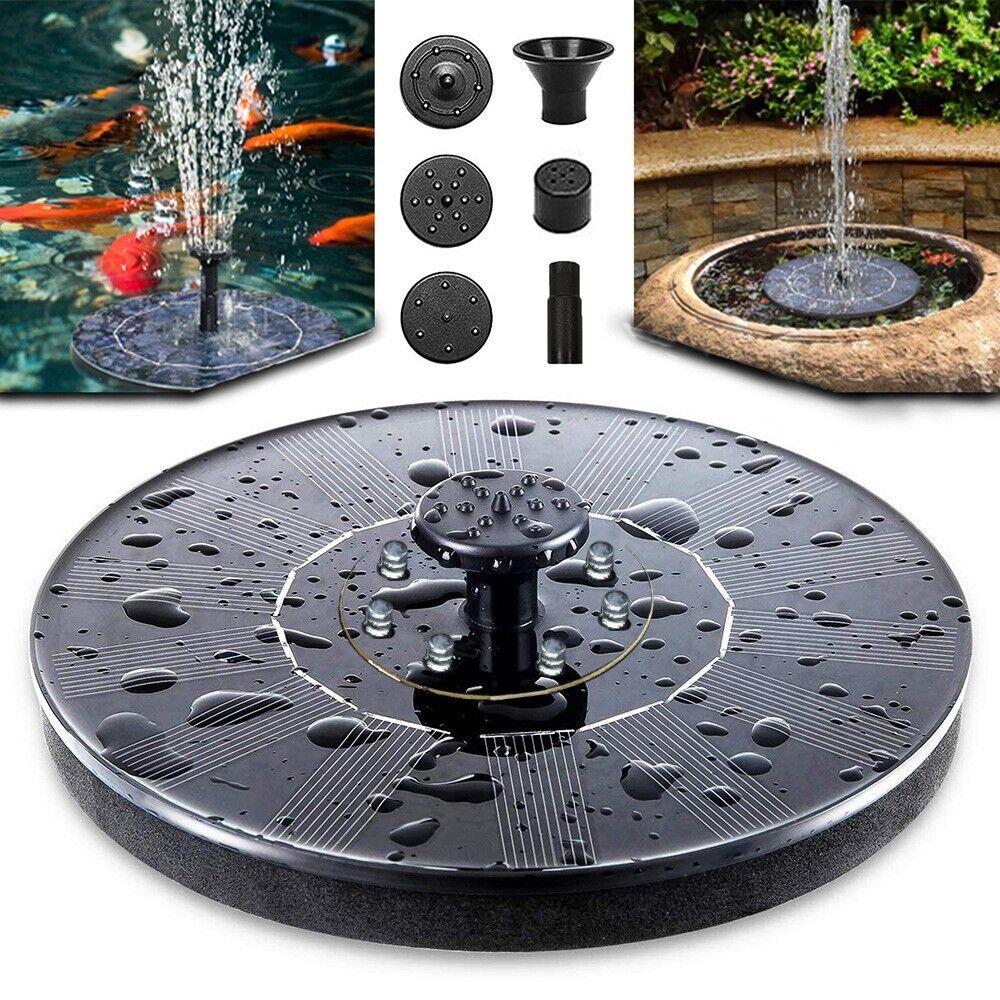 Solar Power Bird Bath Mini Fountain Pump Kit
