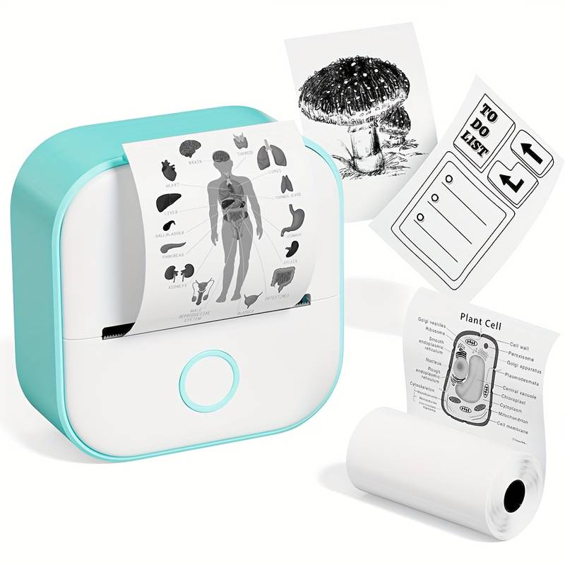Portable Mini Thermal Printer – Bluetooth Inkless Photo & Label Printer