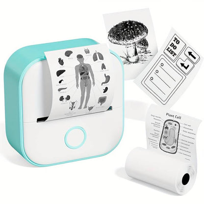 Portable Mini Thermal Printer – Bluetooth Inkless Photo & Label Printer