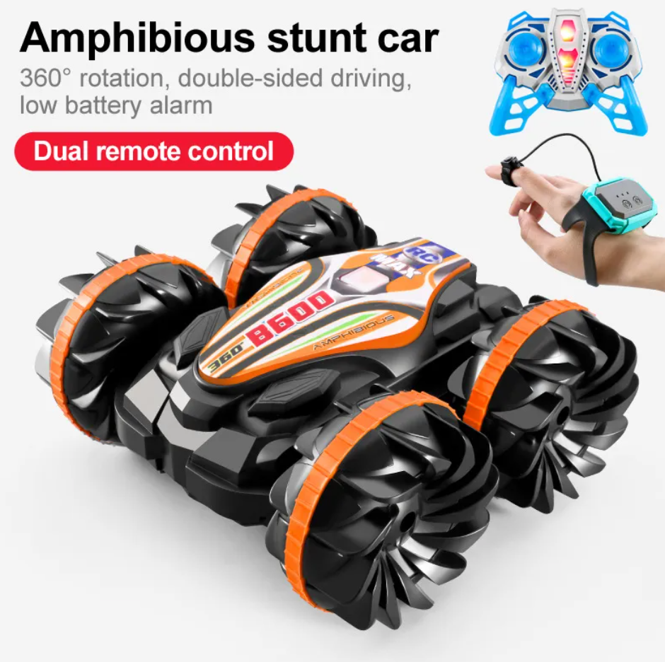 RC 4WD Off-Road Amphibious Toy Car