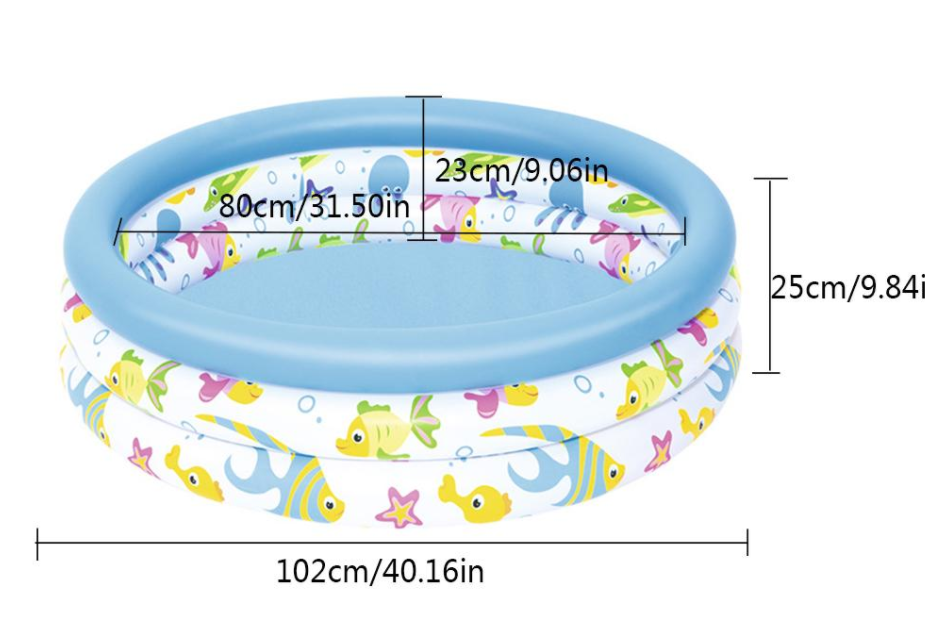 Inflatable Round Swimming Pool for Infants