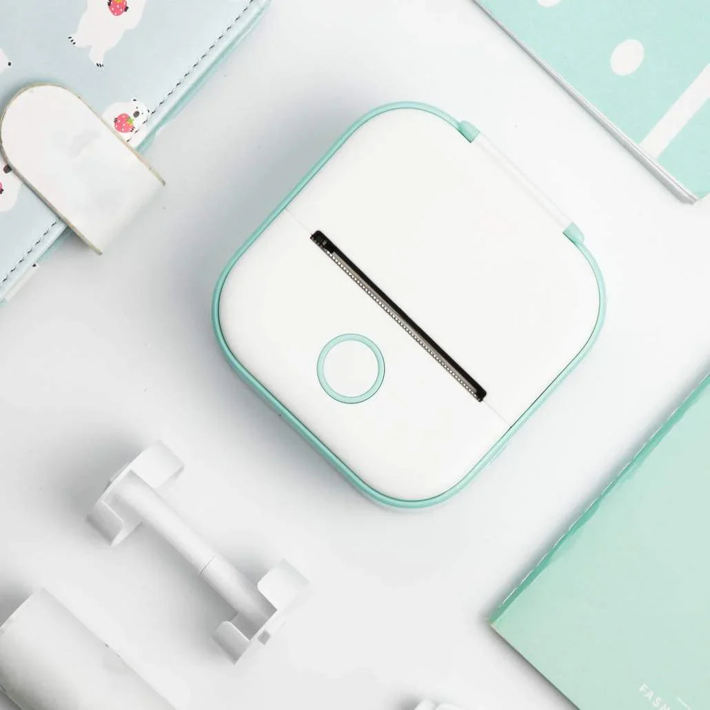 Portable Mini Thermal Printer – Bluetooth Inkless Photo & Label Printer
