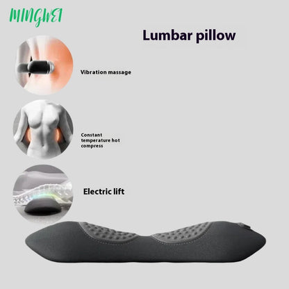 3-in-1 Electric Lumbar Support Pillow Massager