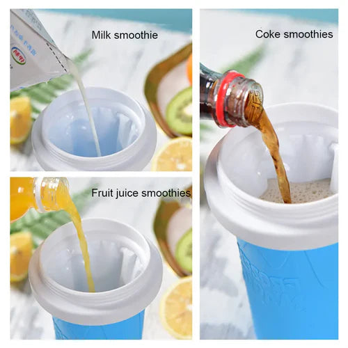 Magic Slushy Maker Cup – Instant Frozen Smoothie Cup Quick Freeze Squeeze Cooling Cup