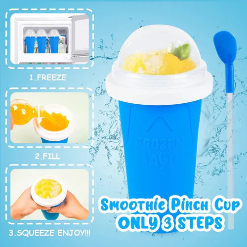 Magic Slushy Maker Cup – Instant Frozen Smoothie Cup Quick Freeze Squeeze Cooling Cup