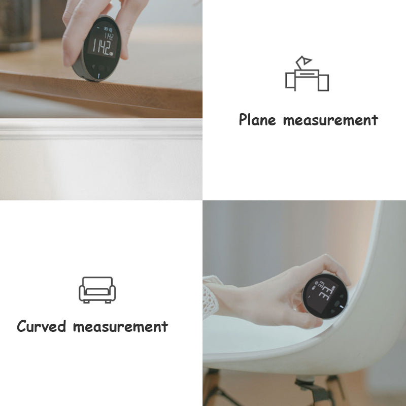 Digital Measuring Wheel Roller Straight Surface Distance Counter LCD Display Foldable Handheld Distance Measuring Tool