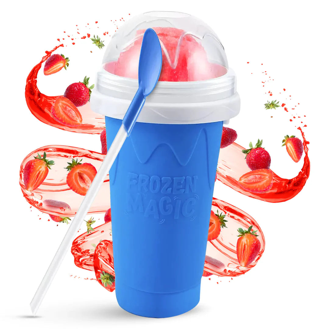 Magic Slushy Maker Cup – Instant Frozen Smoothie Cup Quick Freeze Squeeze Cooling Cup