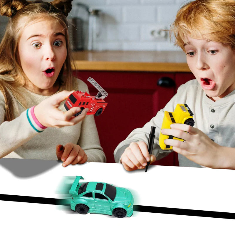 Follow-The-Line Sensory Inductive Toy Car