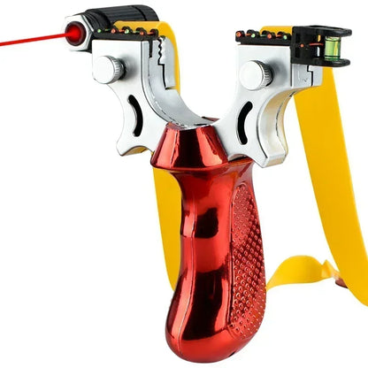 High Precision Laser-Guided Slingshot