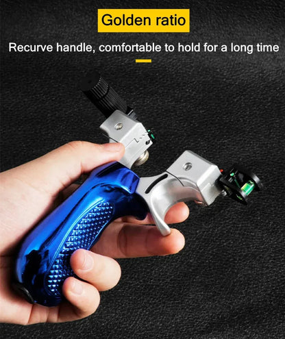High Precision Laser-Guided Slingshot