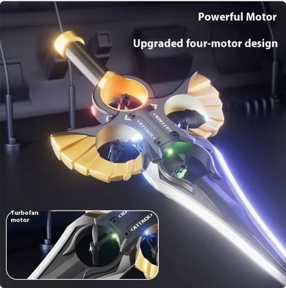 RC Flying Sword Fighter Plane Dual Control Stunt Glider