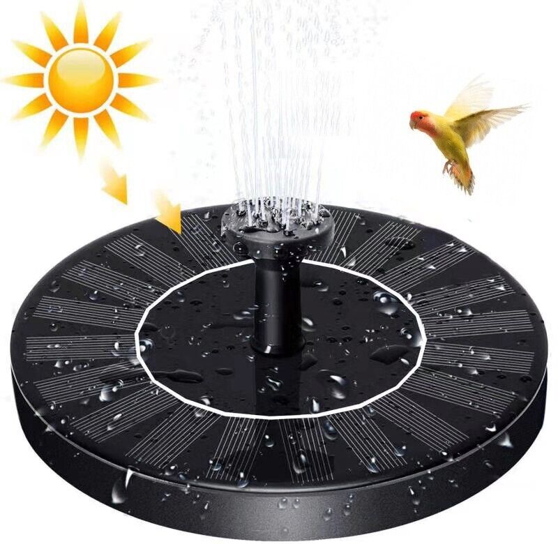 Solar Power Bird Bath Mini Fountain Pump Kit