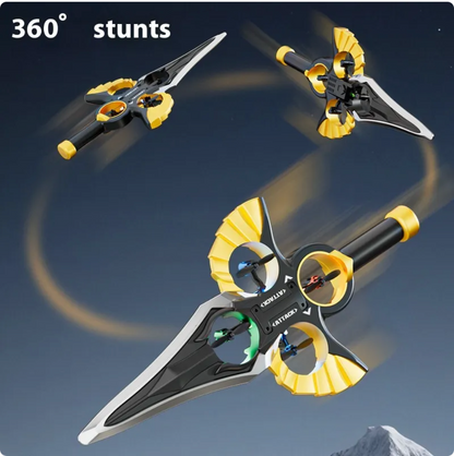 RC Flying Sword Fighter Plane Dual Control Stunt Glider