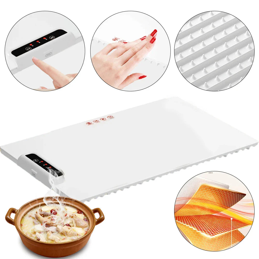 Electric Foldable Food Warmer Tray