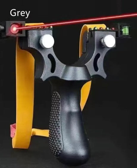 High Precision Laser-Guided Slingshot