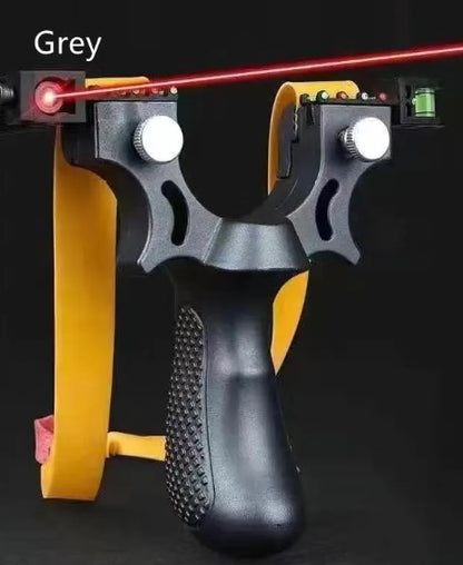 High Precision Laser-Guided Slingshot