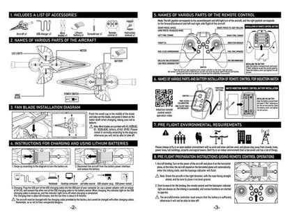 RC Flying Sword Fighter Plane Dual Control Stunt Glider