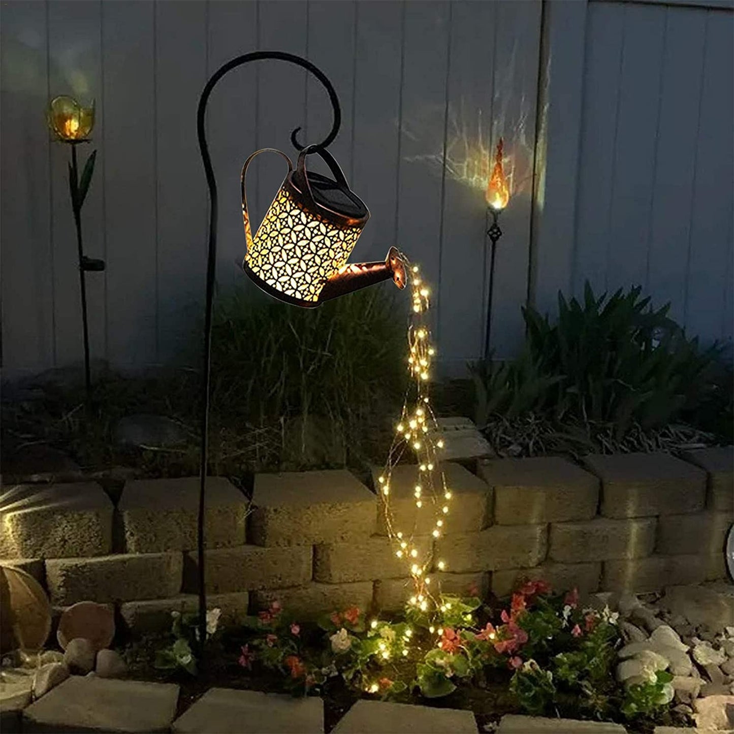 Solar Waterfall Lights