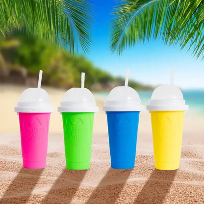 Magic Slushy Maker Cup – Instant Frozen Smoothie Cup Quick Freeze Squeeze Cooling Cup