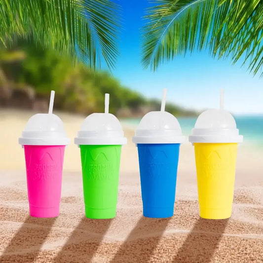 Magic Slushy Maker Cup – Instant Frozen Smoothie Cup Quick Freeze Squeeze Cooling Cup