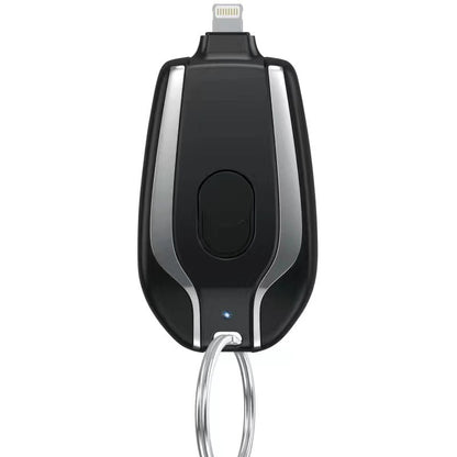 Wireless Portable Mini Keychain Charger 1500mAh Emergency Power Supply