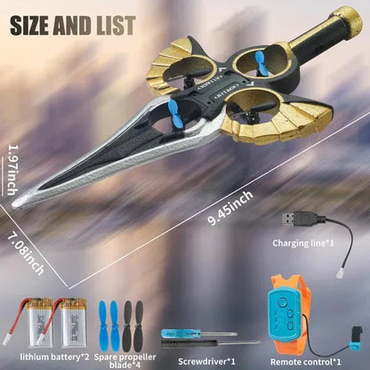 RC Flying Sword Fighter Plane Dual Control Stunt Glider