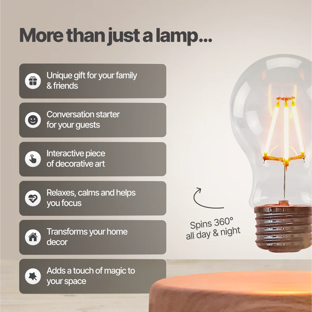 Levitating Light Bulb Lamp
