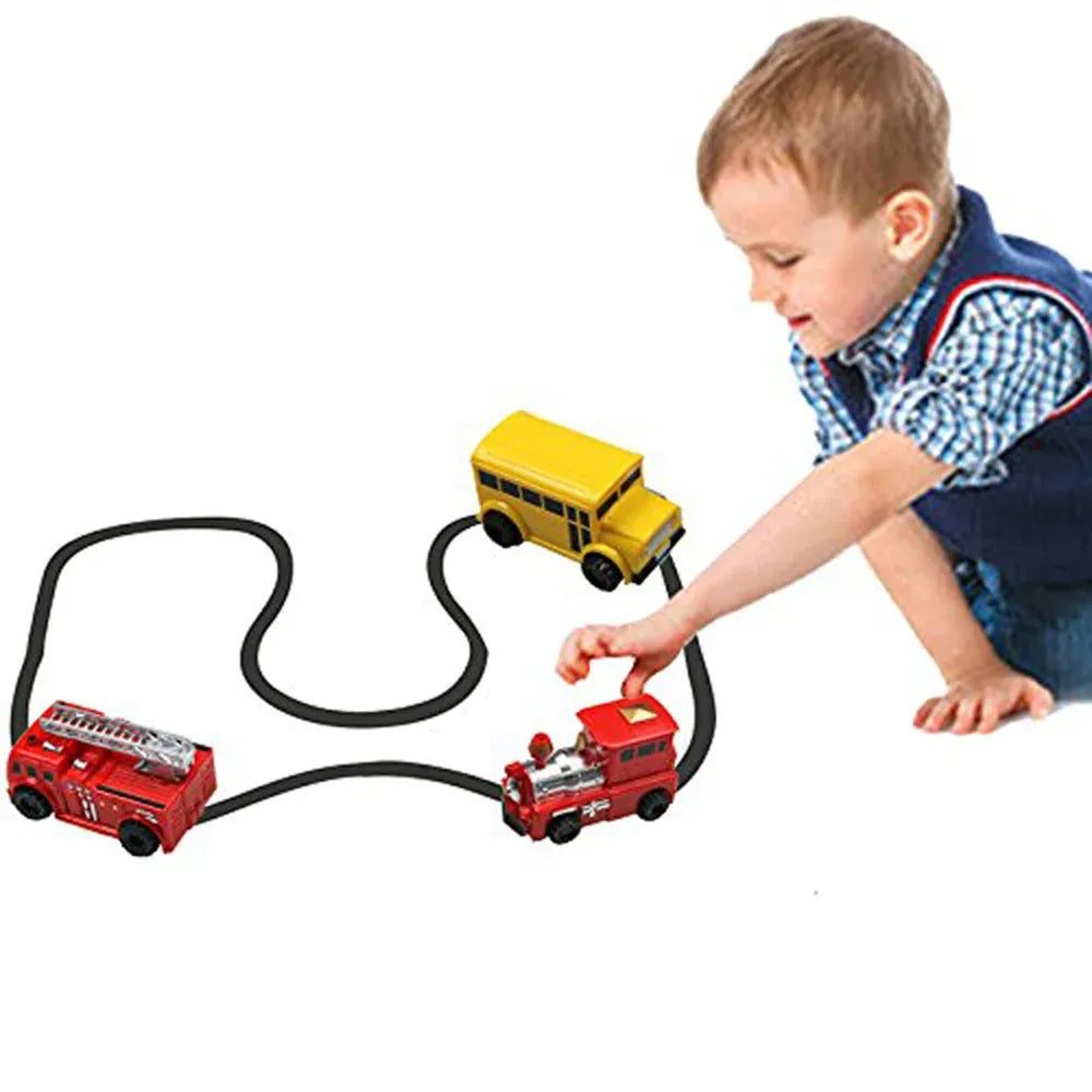Follow-The-Line Sensory Inductive Toy Car