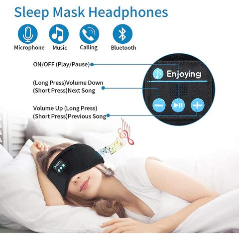 Sleeping Mask with Headphones