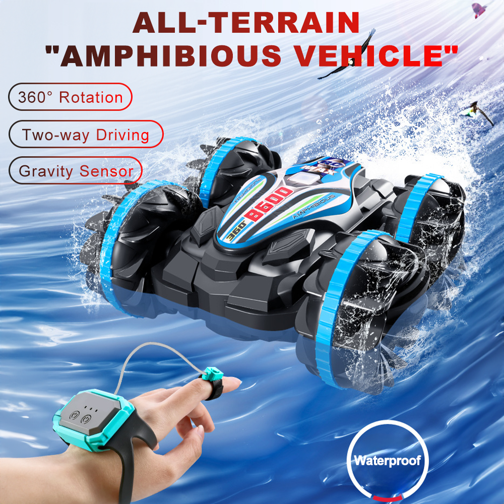 RC 4WD Off-Road Amphibious Toy Car